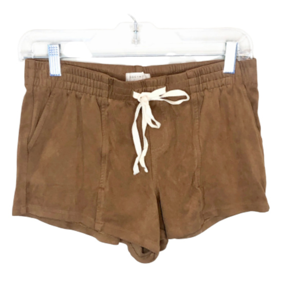Socialite Pants - 5/$35 Socialite Faux Suede Brown Shorts - Small